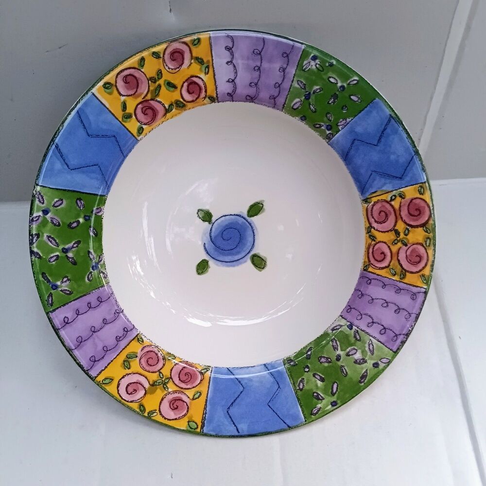 Vtg Sango The Sweet Shoppe Rimmed Soup Bowl-Pecan Pie-3023-Sue Zipkin-Whimsical